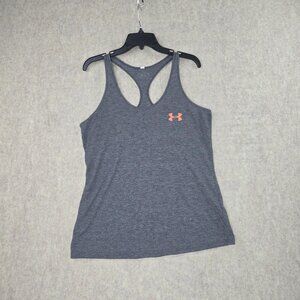 Under Armour Womens LG Racerback Tank Top Gray